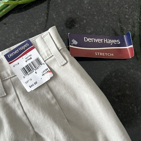 Vintage 90s Y2K Khaki Maxi Trouser Skirt NWT Size 6 - Picture 9 of 11